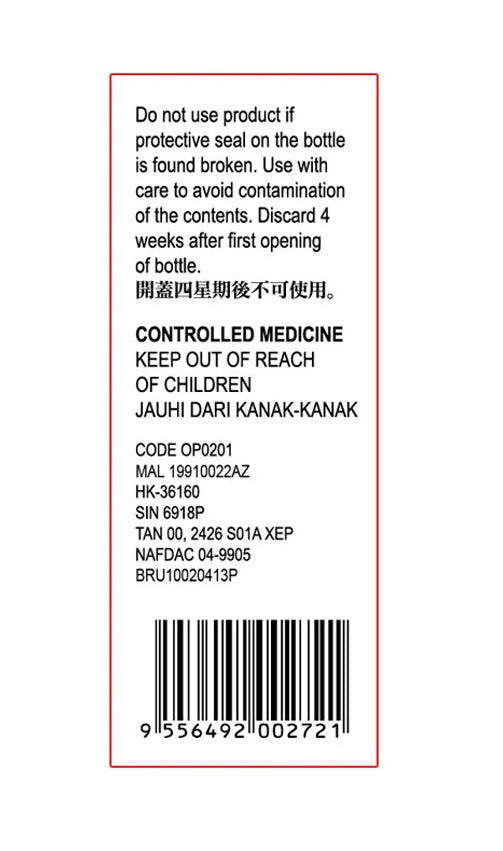 Optizoline Eye Drops 5ml
