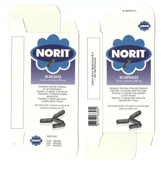 Norit Cap 200mg 30s