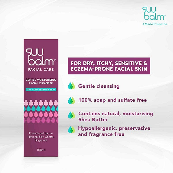 Suu Balm Gentle Moisturising Facial Cleanser 100ml
