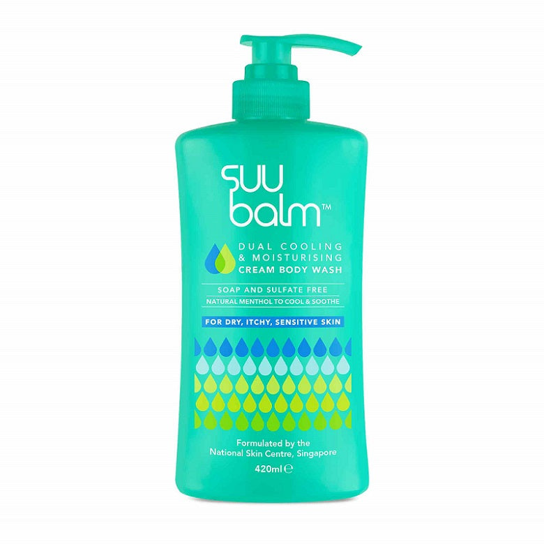 Suu Balm Dual Cooling & Moisturising Cream Body Wash 420ml