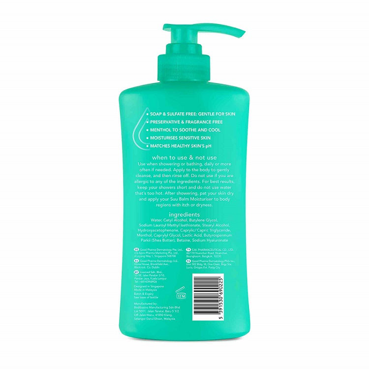 Suu Balm Dual Cooling & Moisturising Cream Body Wash 420ml