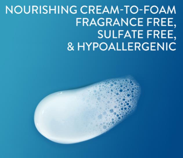 Cetaphil Hydrating Foaming Cream Cleanser 473ml