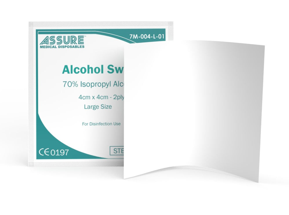 Assure Alcohol Swab 4 x 4cm 200s