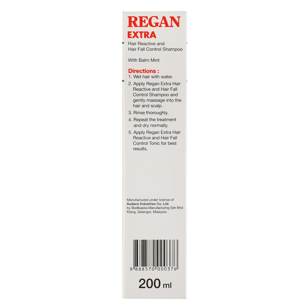 Audace Regan Extra Shampoo with Mint 200ml