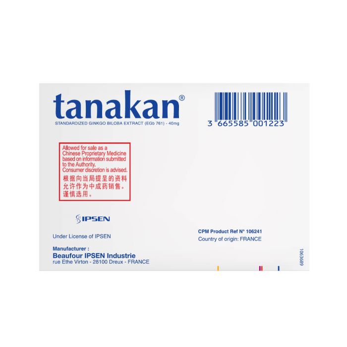 Tanakan 40mg 30s