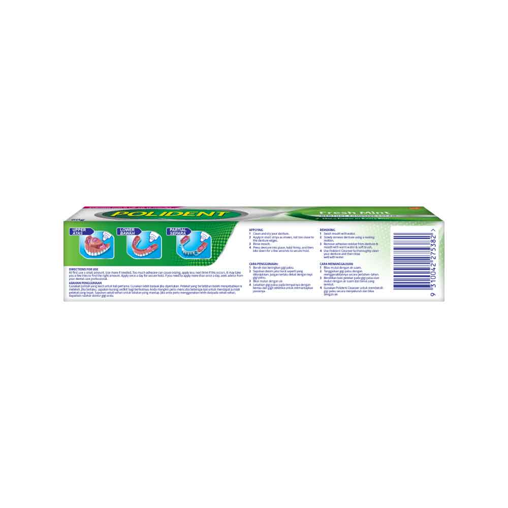 Polident Denture Adhesive Cream 60g