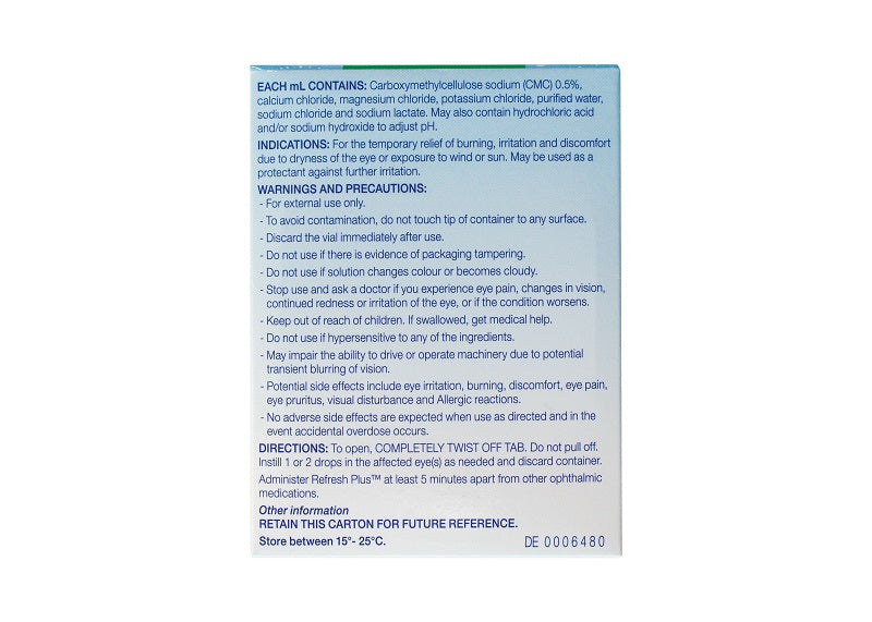 Refresh Plus Eye Drops 0.4ml 30s