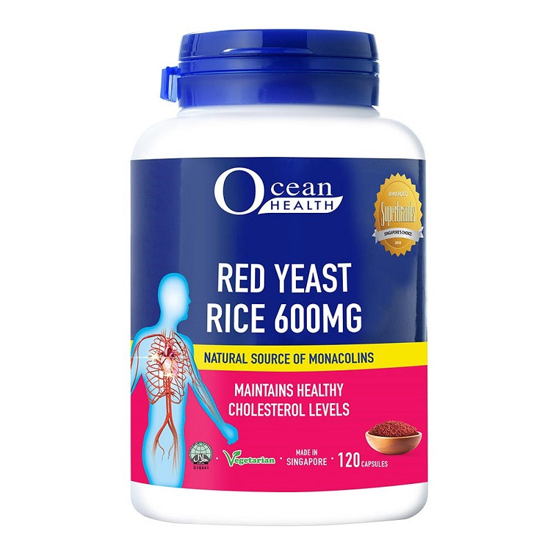 Ocean Health Red Yeast Rice 600mg 120s