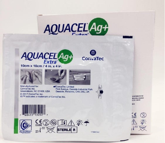 Aquacel AG+ Extra Dressing 10 x 10cm 413567 1s