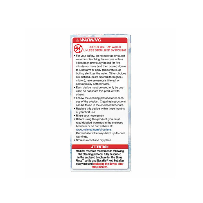 Neilmed Sinus Rinse Starter Kit + 10 Sachet