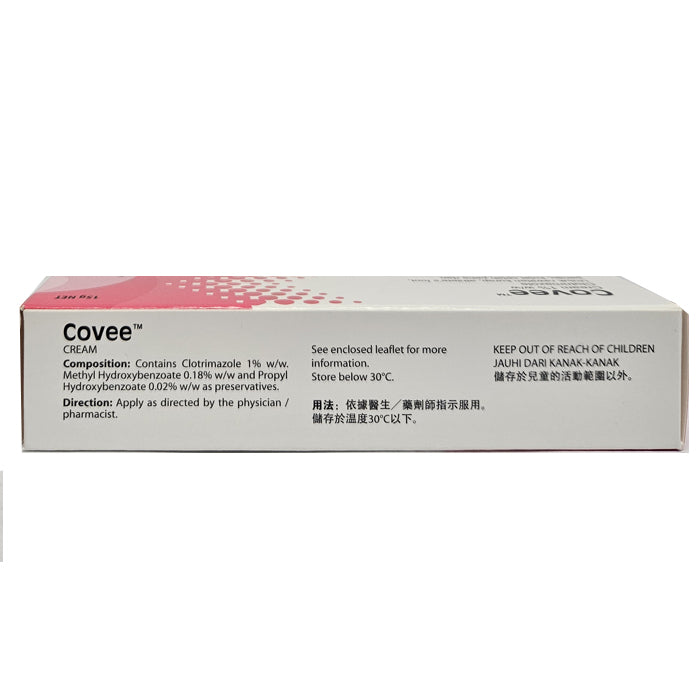 Covee Clotrimazole 1% Cream 15g