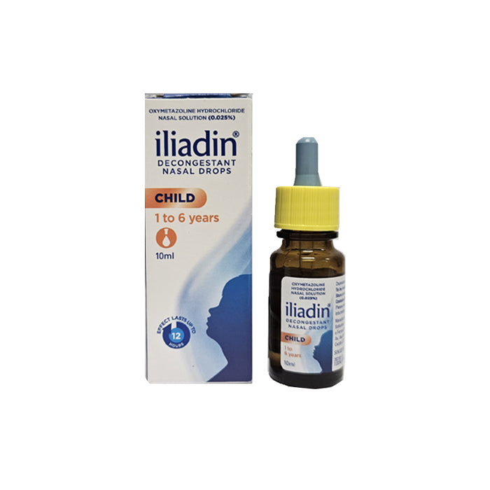 Iliadin Decongestant Nasal Drop 0.025% 10ml