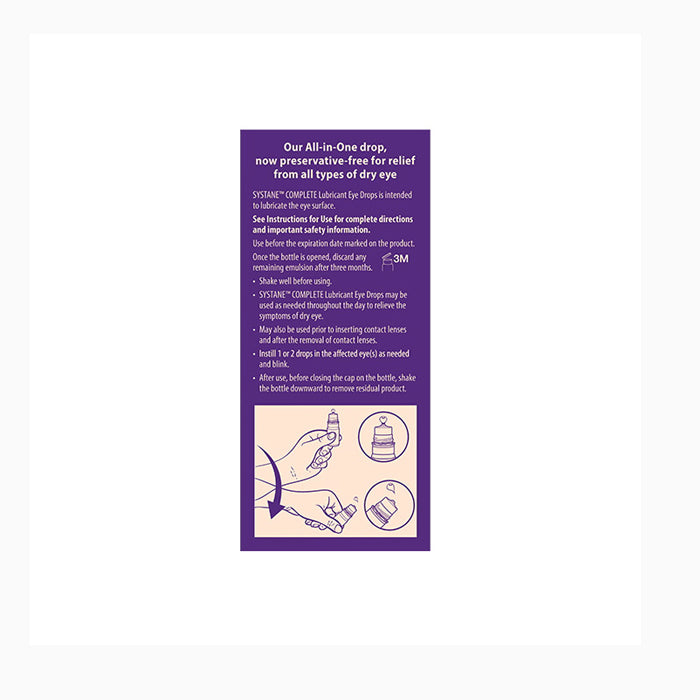 Systane Complete Multidose Preservative Free 10ml