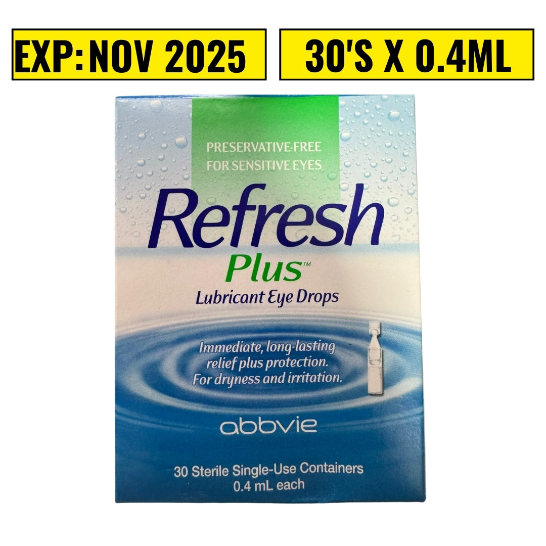 Refresh Plus Eye Drops 0.4ml 30s