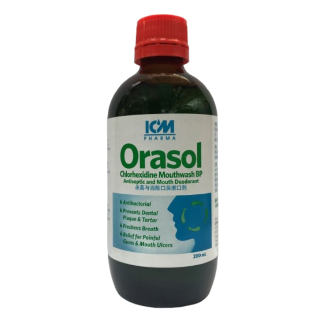Orasol Chlorhexidine 0.2% Mouth Wash 200ml