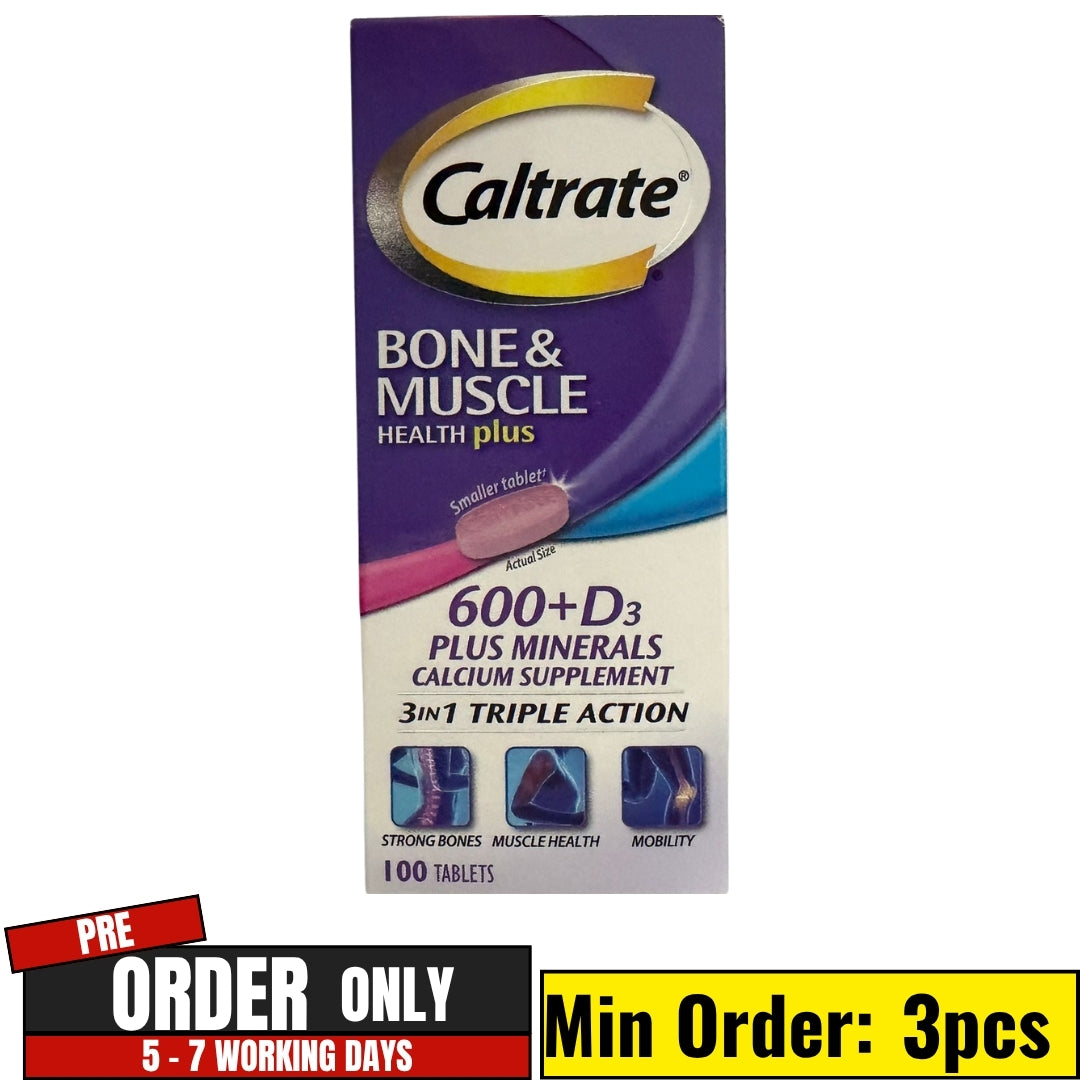 Caltrate 100s 600 Plus with Vitamin D 500iu