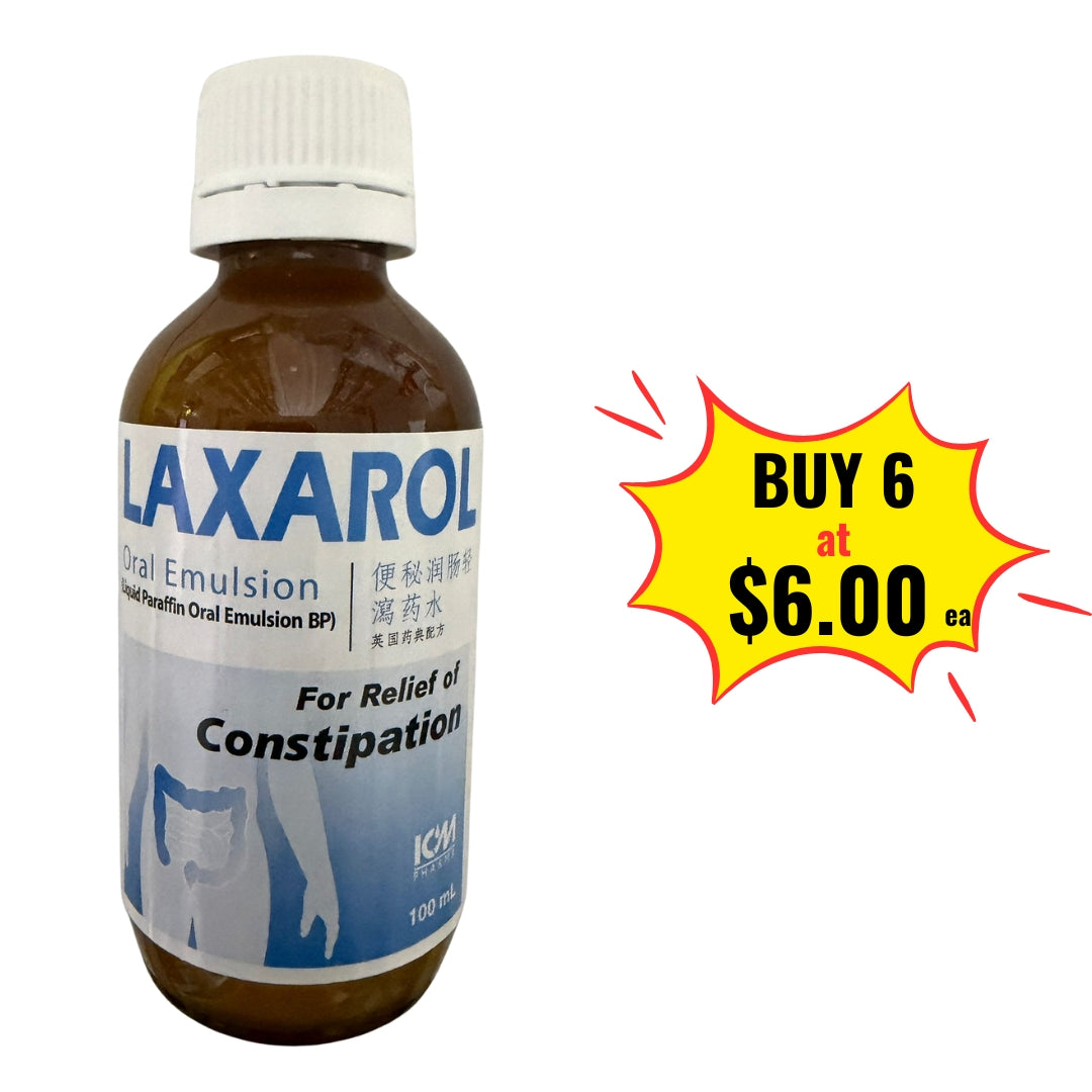 Laxarol Liquid Paraffin Oral Emulsion 100ml
