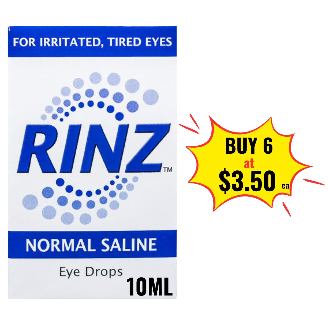 Rinz Normal Saline Eye Drops 10ml