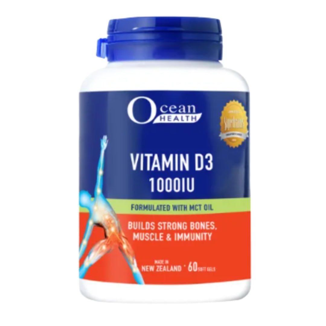 Ocean Health Vitamin D3 1000IU 60s