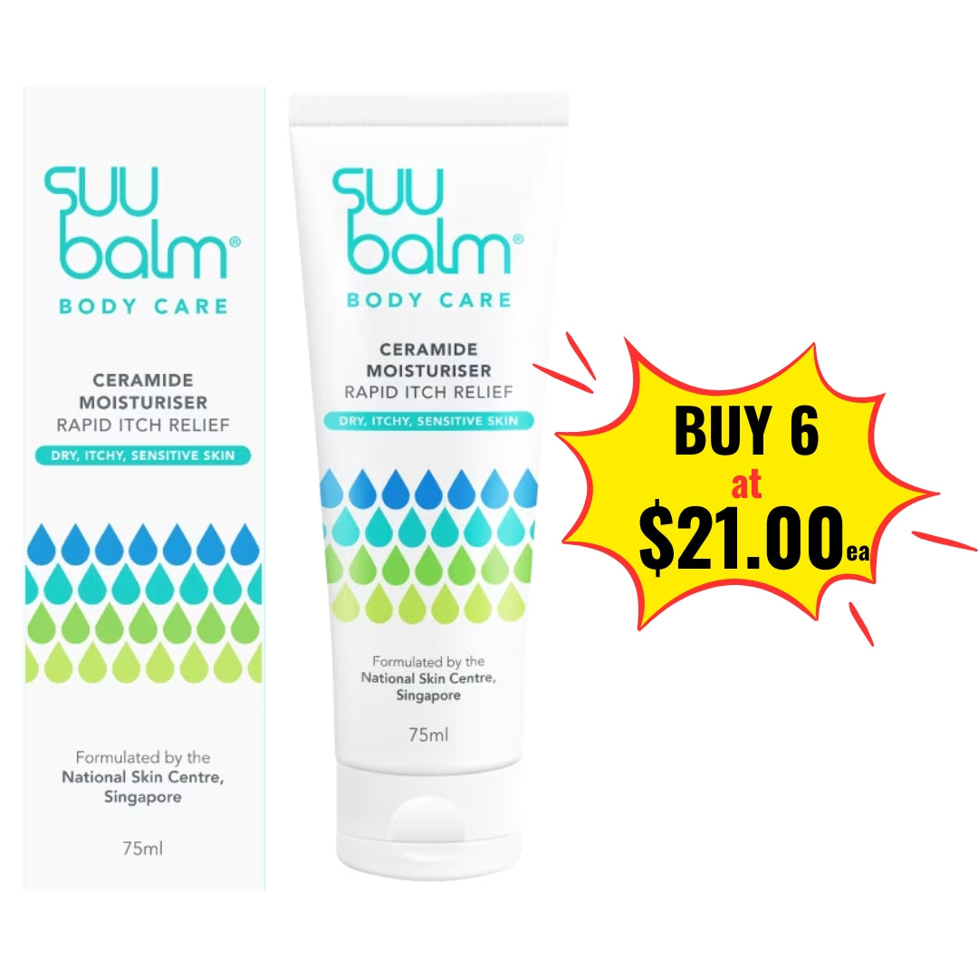 Suu Balm Rapid Itch Relief Moisturiser 75ml Best Seller