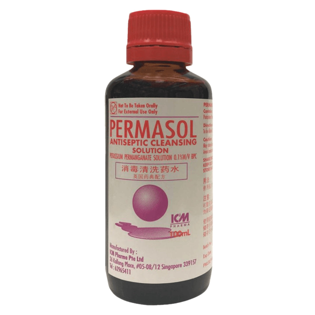 Permasol Antiseptic Cleaning Solution 100ml