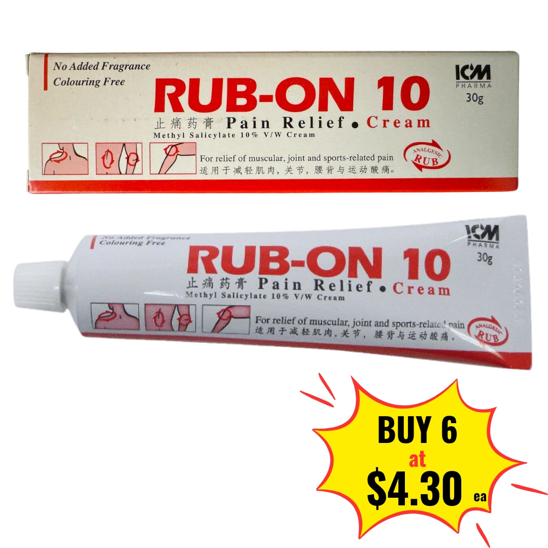 Rub-On 10 Pain Relief Cream 30g