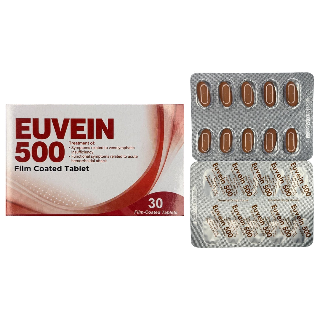 Euvein 500mg Tablets 30’s