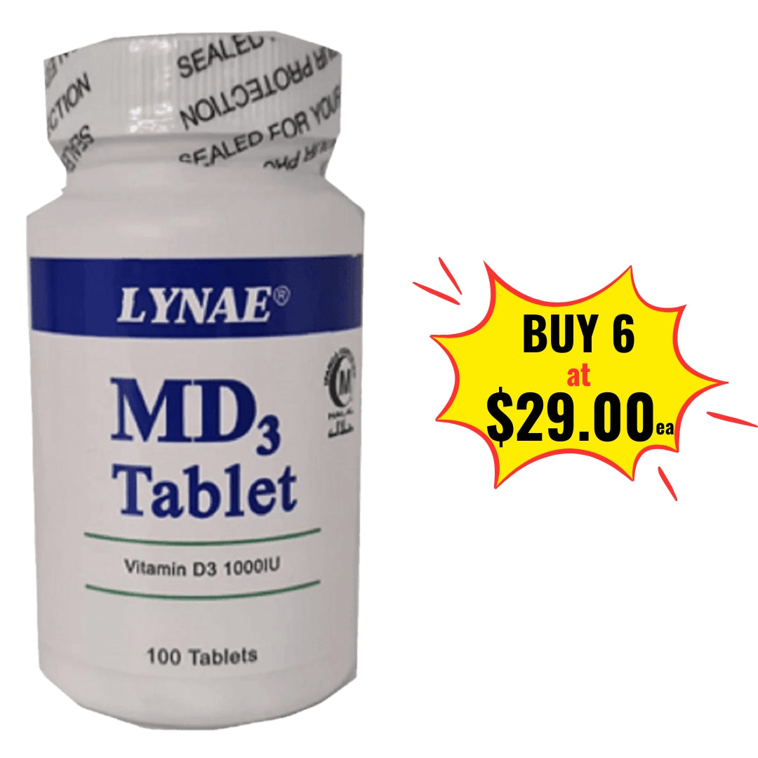 Lynae MD3 Vitamin D 1000IU 100s
