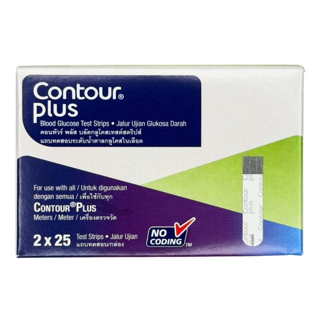 Contour Plus One Test Strips 50s