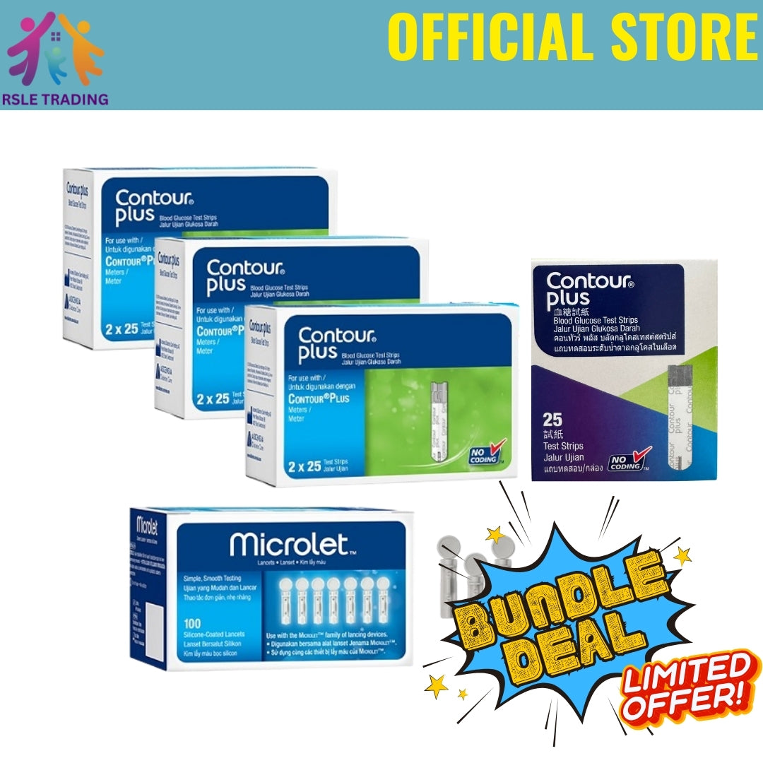 Contourplus Test Strip 7x25s+Lancet 100s