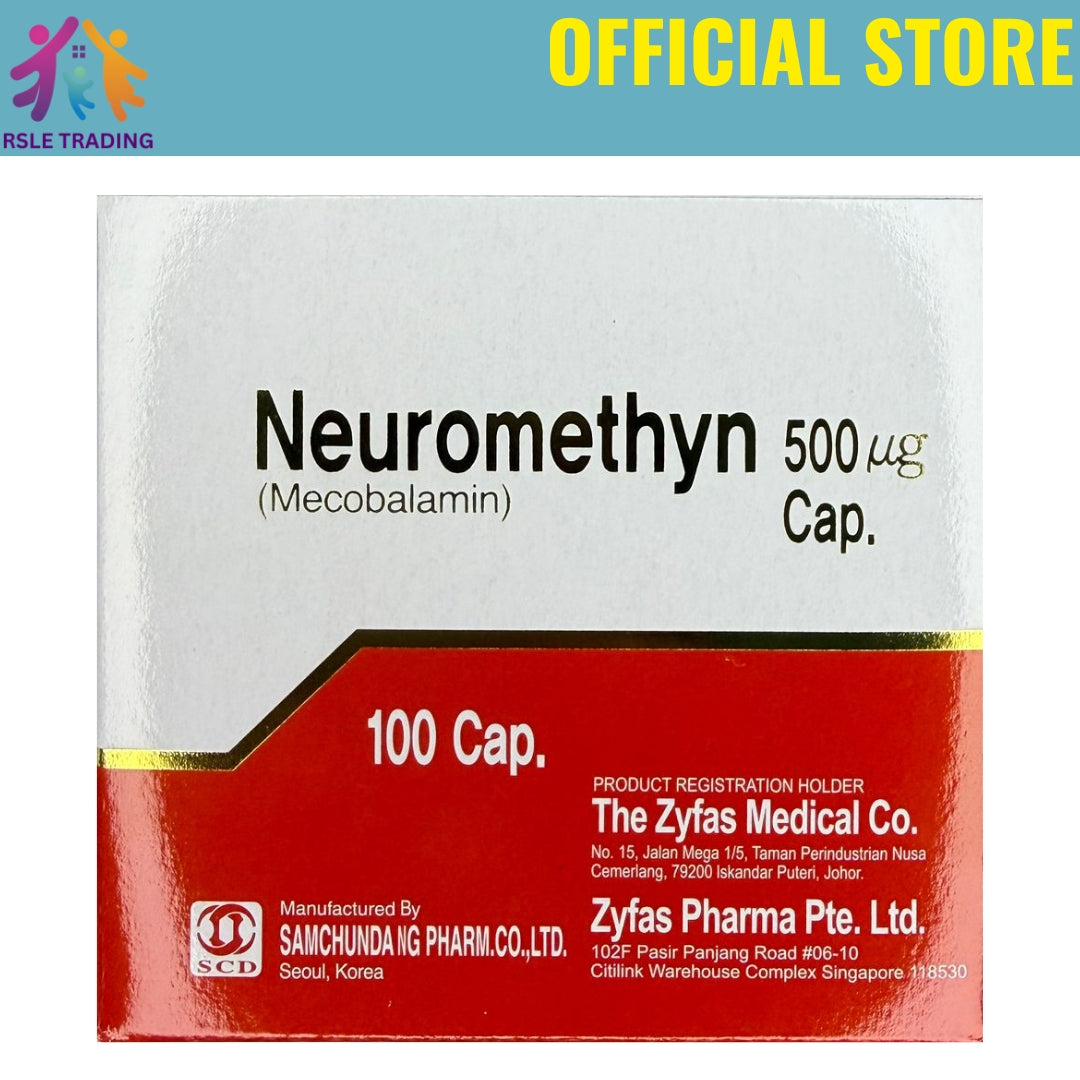 Neuromethyn 100 Caps Mecobalamin 500mcg