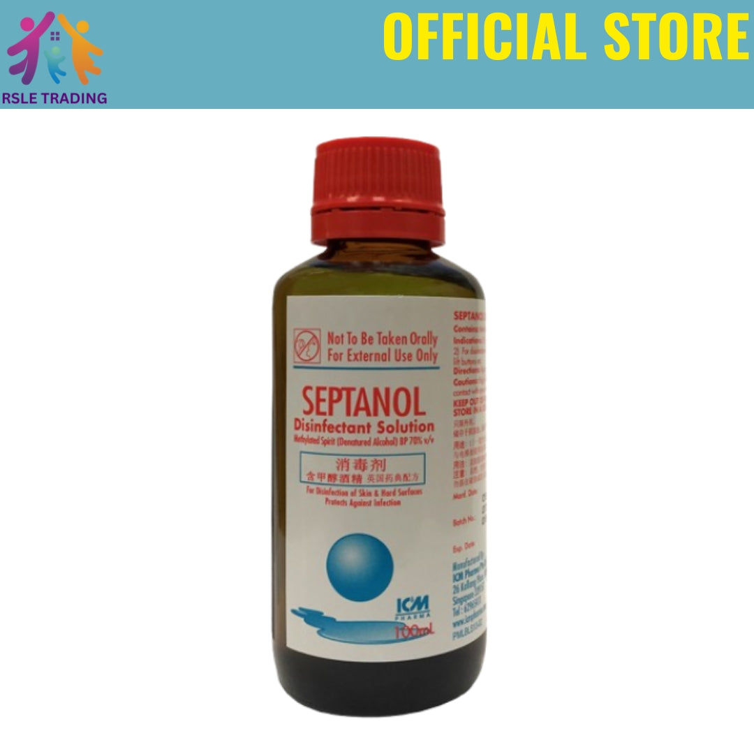 Septanol Disinfectant Solution 70% 100ml