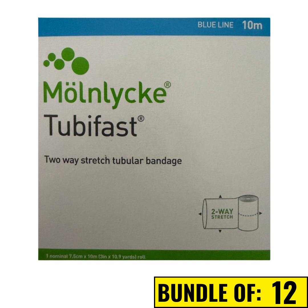 Tubifast Bandage Blue Line 7.5cm x 10m