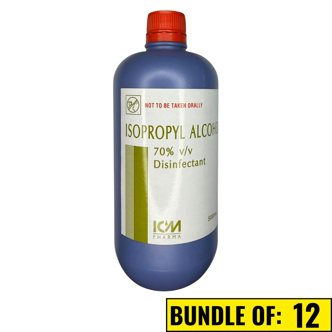 ICM Isopropyl Alcohol 70% 500ML Surface Disinfectant