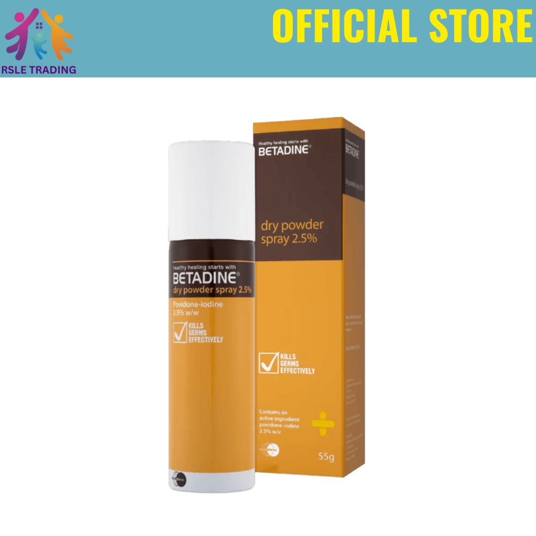 Betadine Dry Powder Spray 2.5% 55g