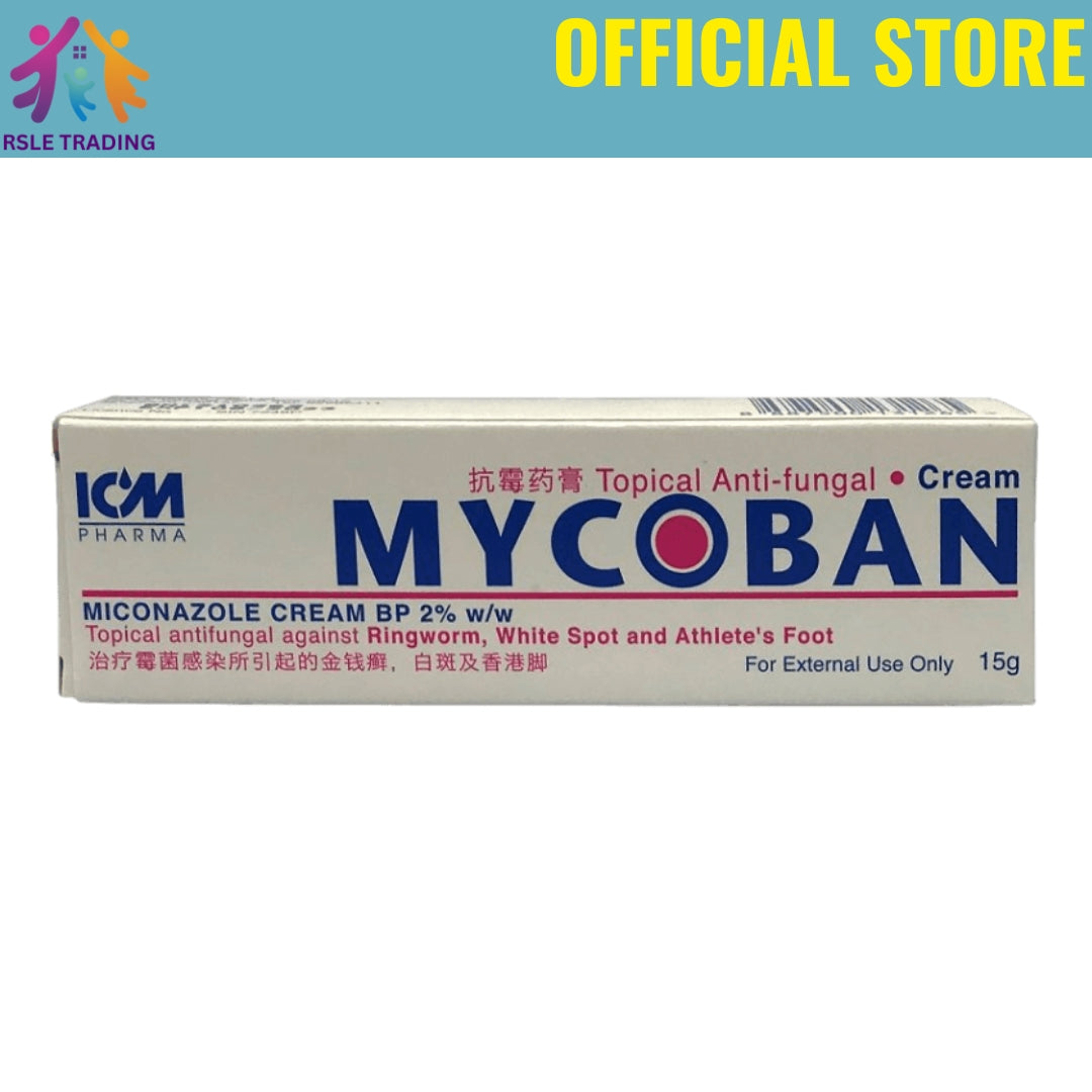 Mycoban Miconazole Cream BP 2% 15g