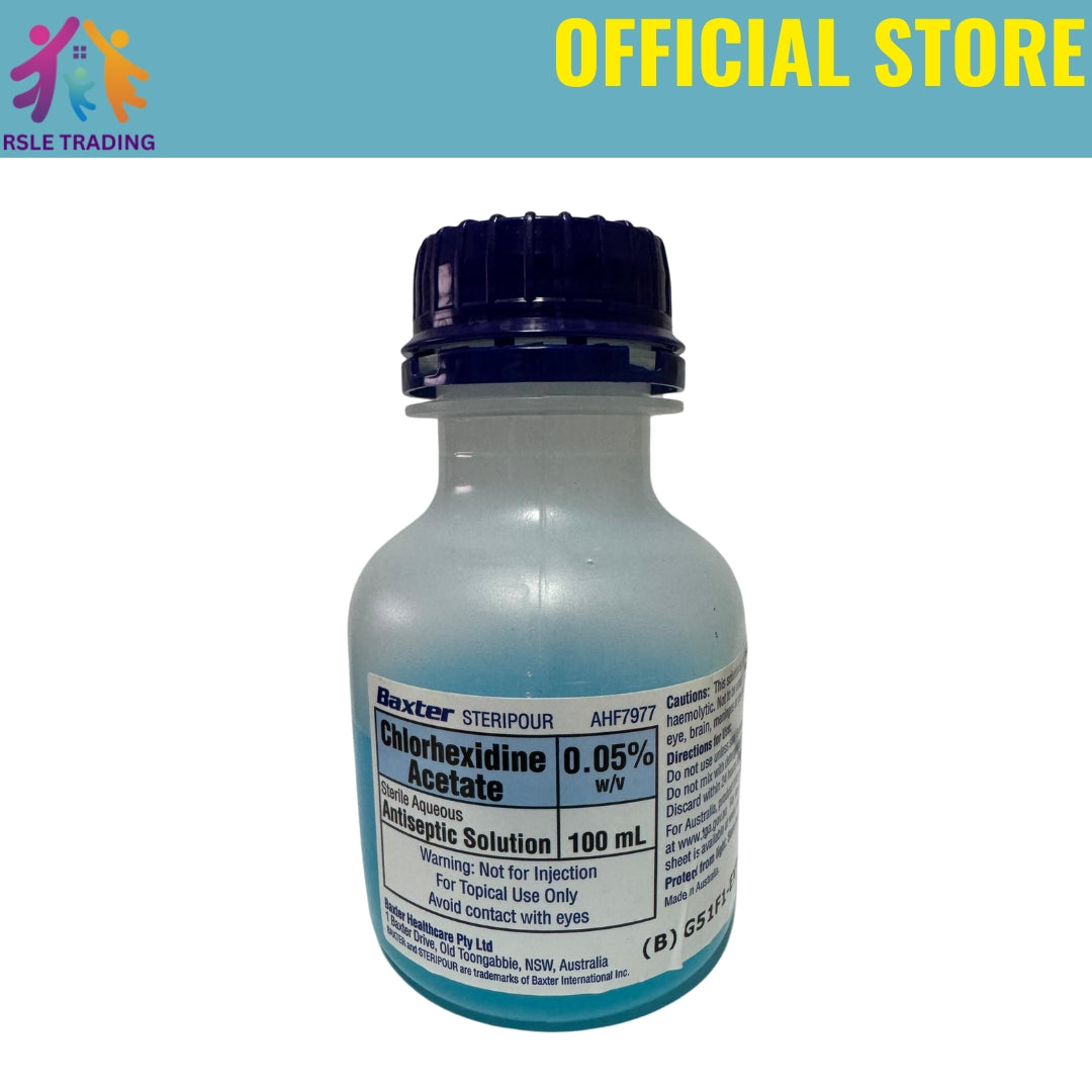 Baxter Chlorhexidine 0.05% Antiseptic Solution 100ml