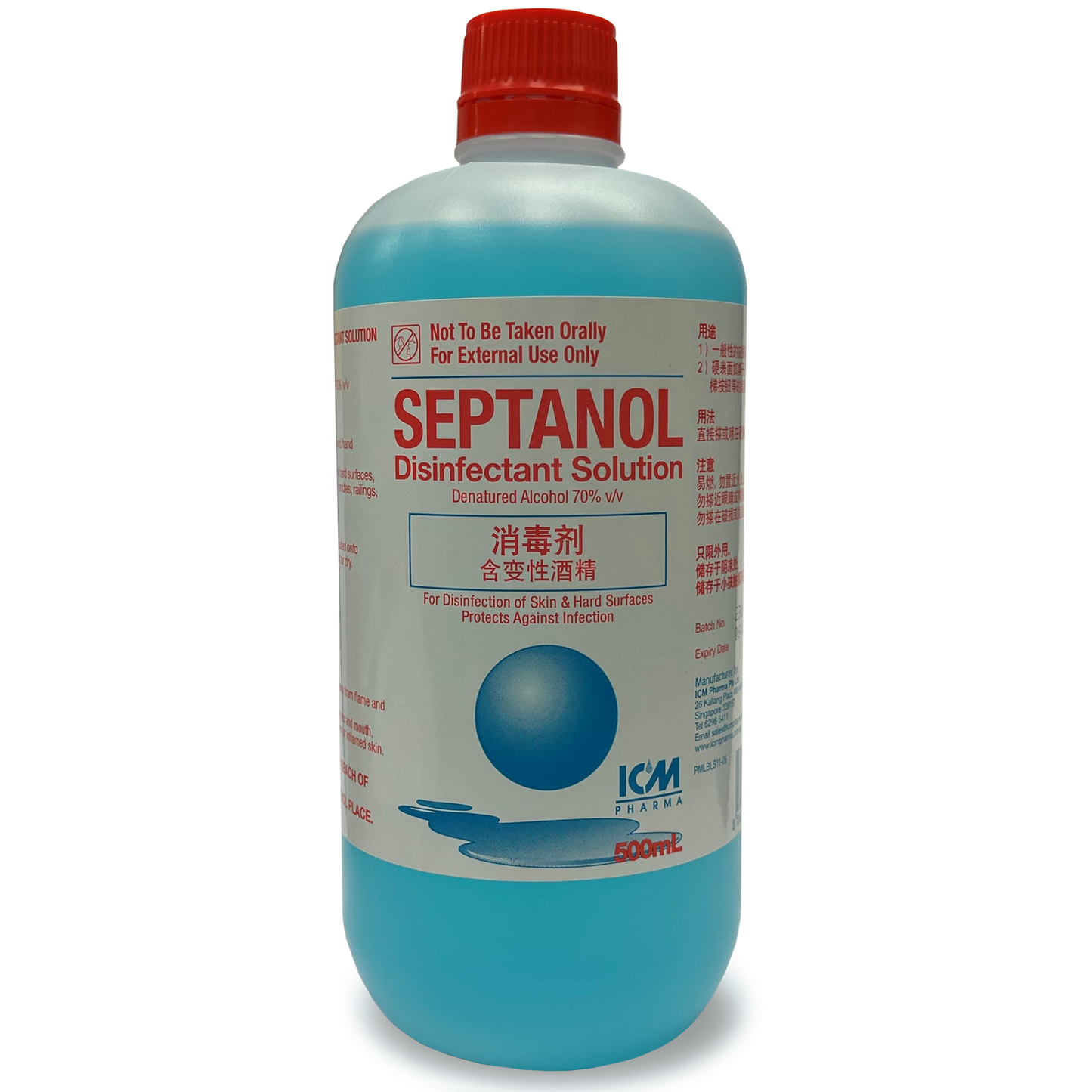 Denatured Alcohol 70% (Septanol) 500ml