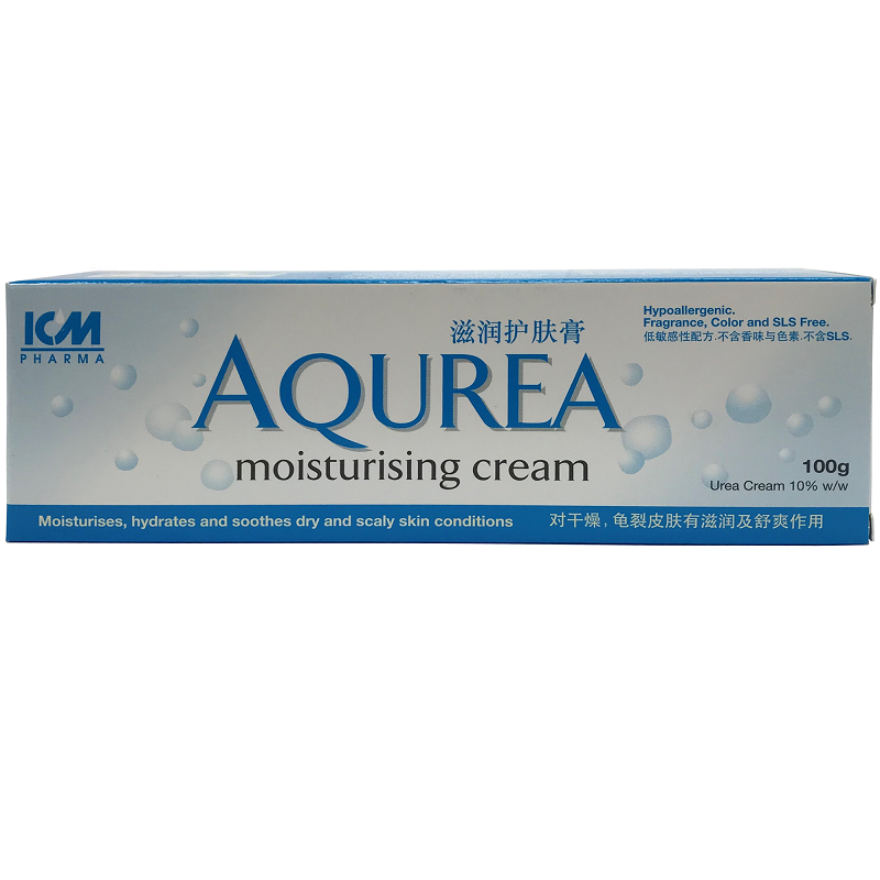 Aqurea Moisturising Urea Cream 10% w/w 100g