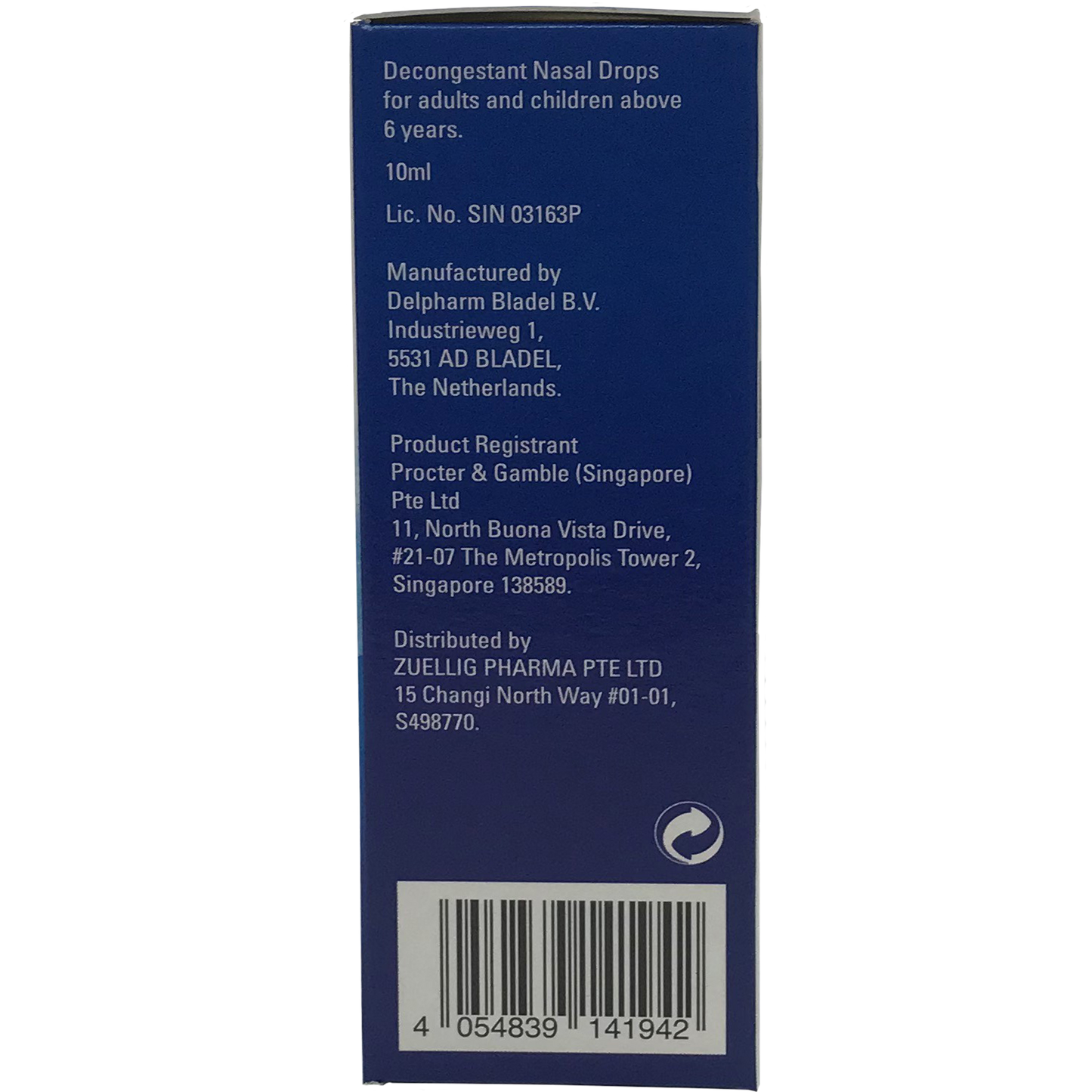 Iliadin Decongestant Nasal Drops 10ml