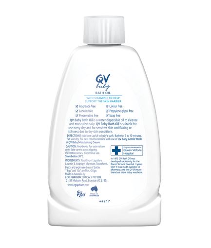 QV Baby Bath Oil 250ml