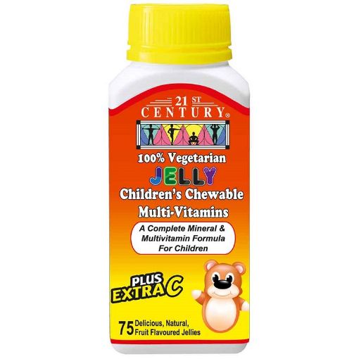 21C Vegetarian Children's Chewable Multivitamins Jellies 75s