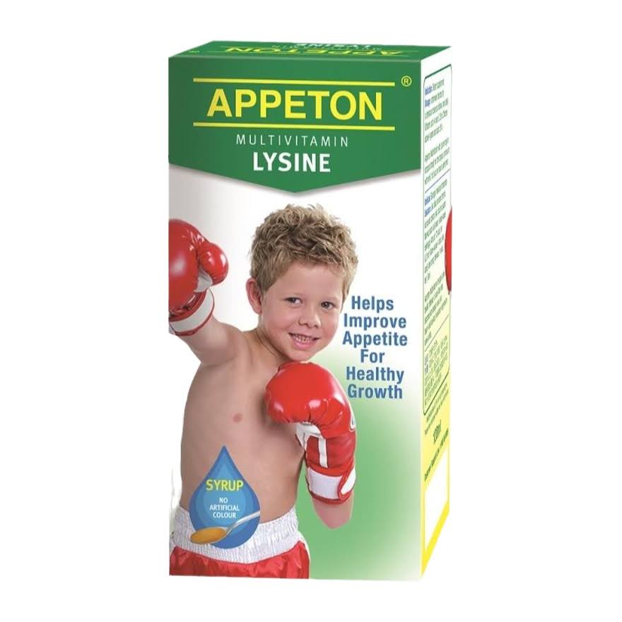 Appeton Multivitamin Lysine Syrup 120ml