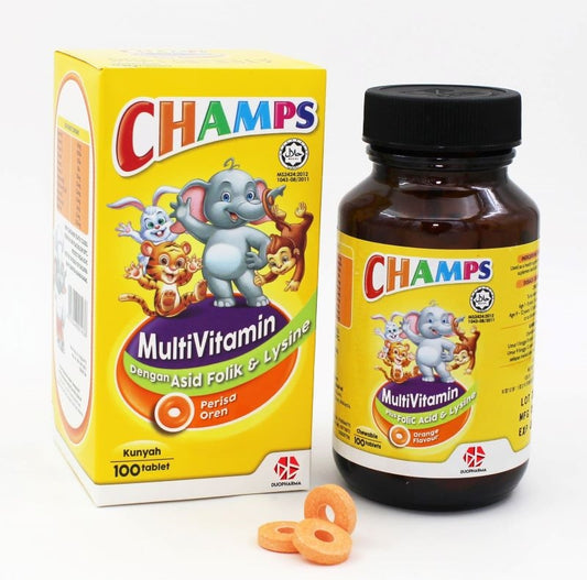 Champs M with Lysine Orange 100s