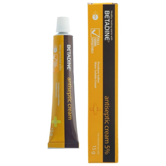 Betadine Antiseptic 5% Cream 15g