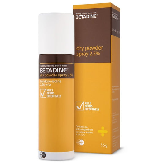 Betadine Dry Powder Spray 2.5% 55g