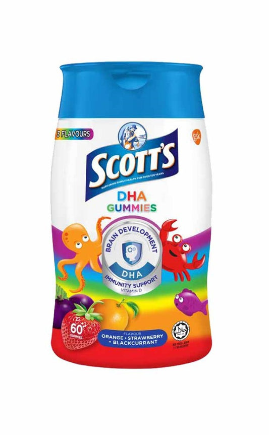 Scott's DHA Gummies Multiflavors 60s