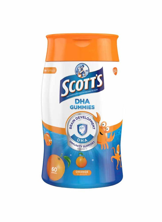 Scott's DHA Gummies Orange 60s