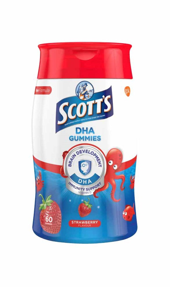 Scott's DHA Gummies Strawberry 60s