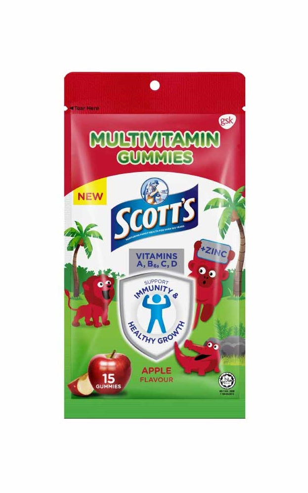 Scott's Multivitamin Gummies Apple 15s